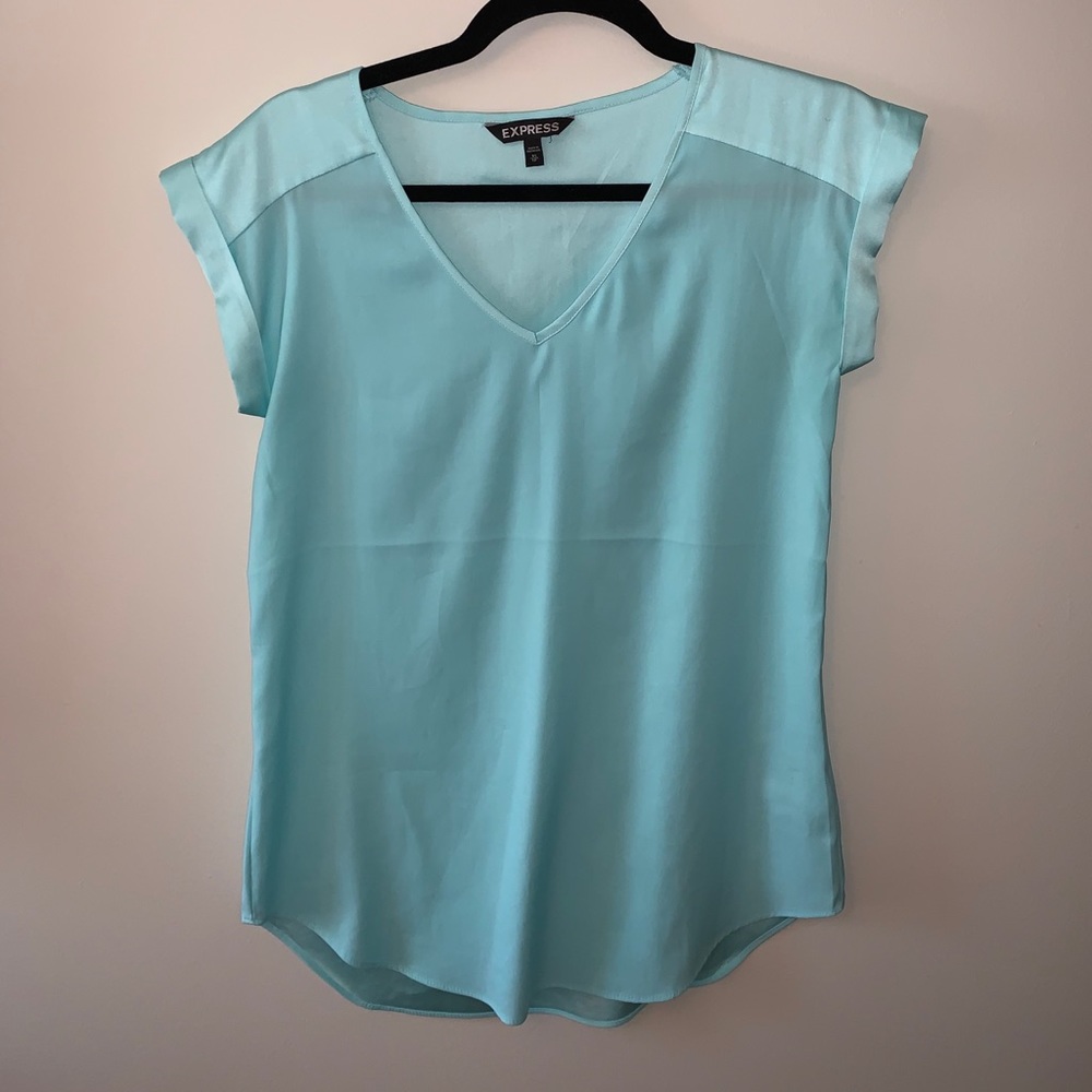Blue work shirt